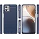Hurtel Carbon Case etui Xiaomi Poco F4 5G elastyczny silikonowy karbonowy pokrowiec niebieskie 12517645 9145576267523