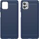 Hurtel Carbon Case etui Xiaomi Poco F4 5G elastyczny silikonowy karbonowy pokrowiec niebieskie 12517645 9145576267523