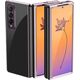 Hurtel Plating Case etui Samsung Galaxy Z Fold 4 pokrowiec z metaliczną ramką różowe 12523020 9145576266946