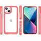 Hurtel Outer Space Case etui iPhone 14 Plus sztywny pokrowiec z żelową ramką czerwony 12523465 9145576267073