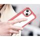 Hurtel Outer Space Case etui iPhone 14 Plus sztywny pokrowiec z żelową ramką czerwony 12523465 9145576267073