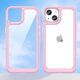 Hurtel Outer Space Case etui iPhone 14 Plus sztywny pokrowiec z żelową ramką różowy 12523467 5907769311215