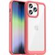 Hurtel Outer Space Case etui iPhone 14 Pro Max sztywny pokrowiec z żelową ramką czerwony 12523479 9145576267172