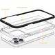 Hurtel Clear 3in1 etui iPhone 14 Plus silikonowy pokrowiec z ramką niebieskie 12524051 9145576266007
