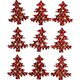 Craft with Fun OZDOBA DEK EVA CHOINKA SPRZYL BROKAT 9SZT 12/144 12530176 5908275177777