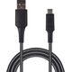 Kabel USB 2GO 2GO USB Ladekabel "Xtreme"-schwarz-100cm für USB Type C 3.1 12536712 4010425958226