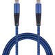 Kabel USB 2GO USB-C - USB-C 1 m Niebieski (797194) 12537078 4010425971942