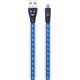 Kabel USB 2GO 2GO USB Ladekabel-schwarz-mit blauer LED-Beleuchtung 100cm 12538523 4010425955355