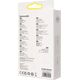 Kabel USB Baseus USB-A - USB-C 1 m Biały (BSU3851) 12568233 6932172617981