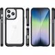 Hurtel Outer Space Case etui iPhone 14 Pro Max sztywny pokrowiec z żelową ramką czarny 12568456 5907769311185