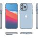 Hurtel Spring Case etui iPhone 14 Pro Max silikonowy pokrowiec z ramką jasnoniebieskie 12568608 9145576265284