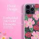 Rifle Paper Clear - Etui iPhone 14 Pro zdobione złotem (Rose Garden) 12572106 840171722130