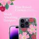 Rifle Paper Clear - Etui iPhone 14 Pro zdobione złotem (Rose Garden) 12572106 840171722130