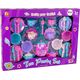 LeanToys Zestaw Do Herbaty Filiżanki Talerzyki Sztućce Miseczki Fioletowe 12574888 5905214976026
