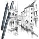 Cienkopis Pentel PointLiner 0.8mm czarny 12605331 884851041937