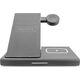 Ładowarka Digitus Stacja ładująca indukcyjna 3w1 składana 15W MagSafe + Qi 1m USB Czarna 12614635 4016032482789