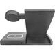 Ładowarka Digitus Stacja ładująca indukcyjna 3w1 składana 15W MagSafe + Qi 1m USB Czarna 12614635 4016032482789