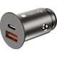 Ładowarka Techly Techly Samochodowa Szybka Mini Ładowarka USB-C/A 38W 3A 5-12V 12615256 8059018365399