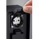 Paulmann Kolumna RIO 2 gniazda 230V IP44 stal szlachetna antracyt 12615284 4000870946572