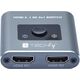 Adapter AV Techly Techly 2-Portowy Przełącznik HDMI 2.1 8K*60Hz 2x1 z Pilotem IR 12615313 8059018365504