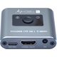 Adapter AV Techly Techly 2-Portowy Przełącznik HDMI 2.1 8K*60Hz 2x1 z Pilotem IR 12615313 8059018365504