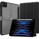 Etui na tablet Crong Crong PrimeFolio  Etui iPad Pro 11 (2022-2021) / iPad Air 10.9 (5-4 gen.) z podstawką i ładowaniem Apple Pencil (czarny) 12625268 5904310702218