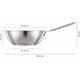 Patelnia Fiskars Fiskars All Steel pure kiniska WOK keptuve 28cm (1065629) 12627984 6424002015901