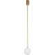 Lampa wisząca Nowodvorski Lampa wisząca Kier 10306 szklana ball do salonu biała złota 12644675 5903139103060