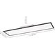 Lampa sufitowa Paul Neuhaus Sufitowa lampa  Flat 14757-18 LED 37W biała czarna 12645215 4043689968069