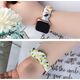 Hurtel Materiałowa opaska do Watch 7 / 6 / 5 / 4 / 3 / 2 / SE (45 / 44 / 42mm) pasek bransoleta bransoletka na gumce awokado 12666978 9145576255353