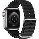 Dux Ducis Dux Ducis Strap pasek Watch 8 / 7 / 6 / 5 / 4 / 3 / 2 / SE (41 / 40 / 38mm) silikonowa opaska bransoletka czarny (OceanWave Version) 12667408 6934913033876