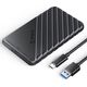 Kieszeń Orico Obudowa dysku 2,5" USB-C 3.1 6Gbps czarna 12692859 6941788854543