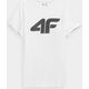 4f T-shirt 4F Koszulka męska z nadrukiem BIAŁA XXL 12703671 5904698055746
