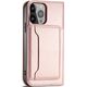 Hurtel Magnet Card Case etui iPhone 14 pokrowiec z klapką portfel podstawka różowe 12718326 9145576263358