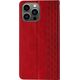 Hurtel Magnet Strap Case etui iPhone 14 Plus pokrowiec z klapką portfel mini smycz podstawka czerwone 12718341 5907769311093