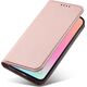 Hurtel Magnet Card Case etui iPhone 14 Pro Max pokrowiec z klapką portfel podstawka różowe 12718348 9145576263471