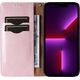 Hurtel Magnet Strap Case etui iPhone 14 Pro pokrowiec z klapką portfel mini smycz podstawka różowe 12718353 9145576263631