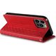 Hurtel Magnet Strap Case etui iPhone 14 Pro Max pokrowiec z klapką portfel mini smycz podstawka czerwone 12718356 9145576263662