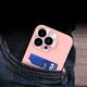 Hurtel Leather Stand Case etui do iPhone 14 Plus pokrowiec portfel na kartę z podstawką różowe 12718448 9145576269671