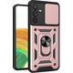 Hurtel Hybrid Armor Camshield etui do Samsung Galaxy A34 5G pancerny pokrowiec z osłoną na aparat różowe 12718493 9145576272886