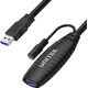 Adapter USB Unitek Y-3003C USB - USB Czarny  (Y-3003C) 12734898 4894160046529