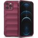 Hurtel Magic Shield Case etui do iPhone 12 Pro elastyczny pancerny pokrowiec burgundowy 12741042 9145576258415