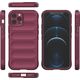 Hurtel Magic Shield Case etui do iPhone 12 Pro elastyczny pancerny pokrowiec burgundowy 12741042 9145576258415