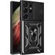 Hurtel Hybrid Armor Camshield etui do Samsung Galaxy S23 Ultra pancerny pokrowiec z osłoną na aparat czarne 12741094 9145576272800