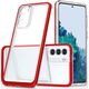 Hurtel Clear 3in1 etui do Samsung Galaxy S23+ silikonowy pokrowiec z ramką czerwone 12741102 9145576272688