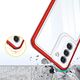 Hurtel Clear 3in1 etui do Samsung Galaxy S23+ silikonowy pokrowiec z ramką czerwone 12741102 9145576272688