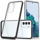 Hurtel Clear 3in1 etui do Samsung Galaxy S23 silikonowy pokrowiec z ramką czarne 12741112 9145576272671