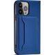 Hurtel Magnet Card Case etui Samsung Galaxy S23+ pokrowiec z klapką portfel podstawka niebieskie 12741389 9145576271087