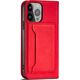 Hurtel Magnet Card Case etui Samsung Galaxy S23+ pokrowiec z klapką portfel podstawka czerwone 12741394 9145576271094