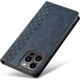 Hurtel Magnet Strap Case etui Samsung Galaxy S23 Ultra pokrowiec z klapką portfel mini smycz podstawka niebieskie 12741402 9145576271322